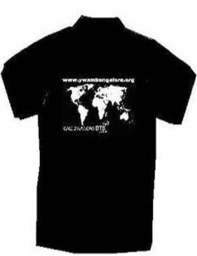 Men's black Round Neck T Shirt by Fibbu Fashions