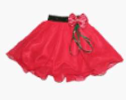 girls red skirt