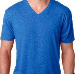 Plain V Neck T Shirt