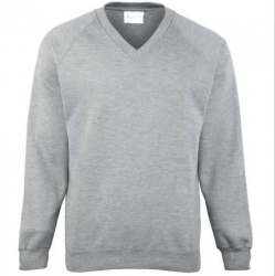 Stylish Men V-Neck Grey Sweatshirts