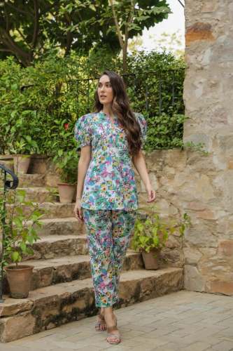 Muslin Top-Pant co ord set by M2 Enterprise