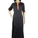 black-long-kurtis