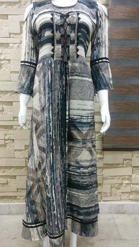 Ladies Rayon Gown by Zada India