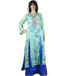 V Neck Long Kurtis