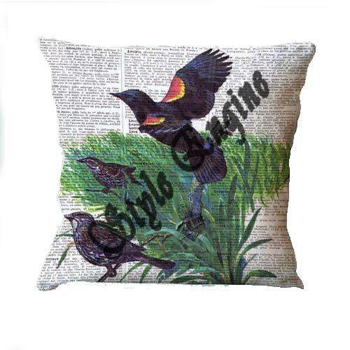 Printed Chair Cushion Cover