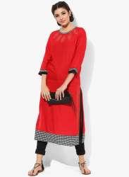 Rayon Long Kurti