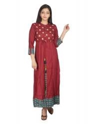 Zari Embroidered Kurti 