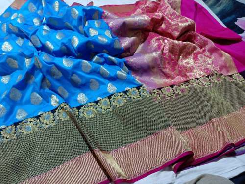 fancy banarasi silk saree