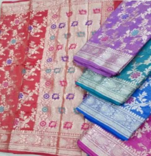 New Arrival Georgette Banarasi Silk Saree At Wholesale Rate by Z A Sarees