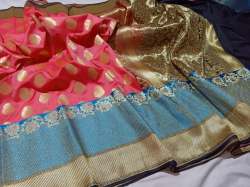 semi banarasi saree