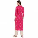 Buy Foil Print Kurti Palazzo Set By Khushal K thumb 3