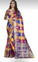 Multi Color Party Wear Cotton silk Saree