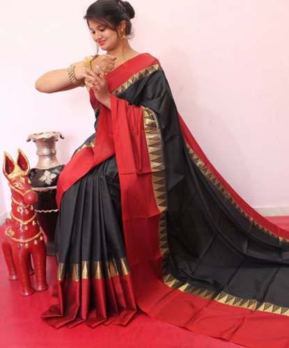 Buy Cotton Silk Saree For Women by VS Fashion