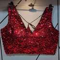 Beautiful Sequence Velvet Readymade Blouse