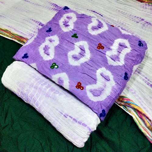 Unique Bandhani Cotton Dress Material 