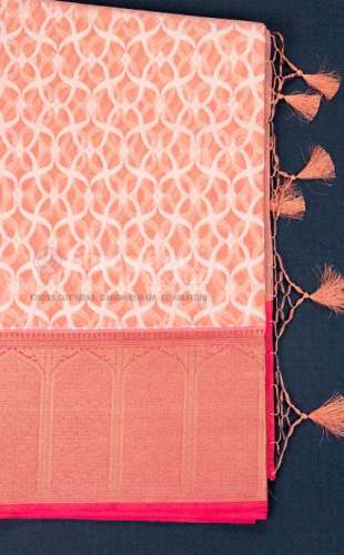 Buy Border Tissue Organza Sarees  by Shree Devi Textiles
