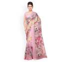 light-pink-printed-linen-saree-from-kolkata