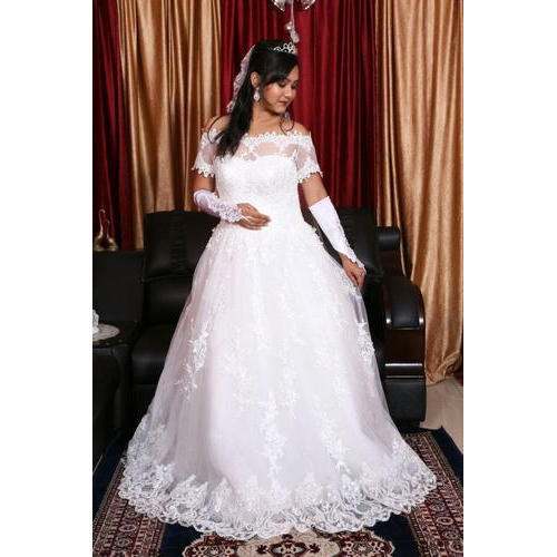 Bridal Wear White Wedding Gown  by Bellas