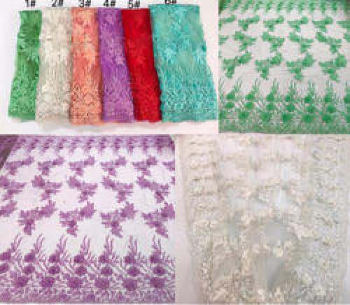 Fancy Designer Net Fabric  by Bellas