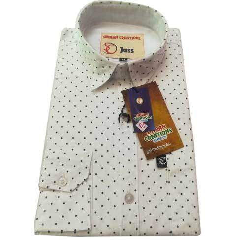 Mens Dotted Print Shirts