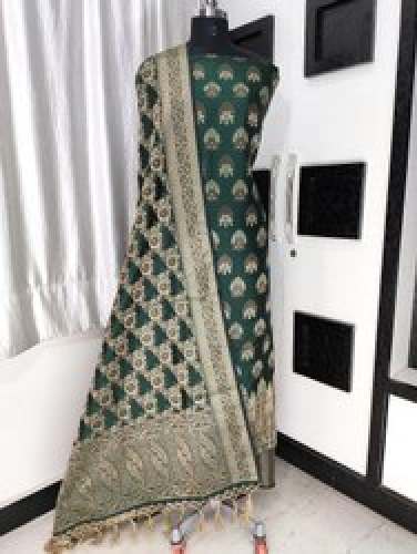 Trendy Banarasi Dress Material by Sadaf Fabrics