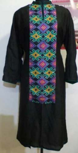 Ladies Pure georgette silk printed Kurta  by Khadi Silk Emporium