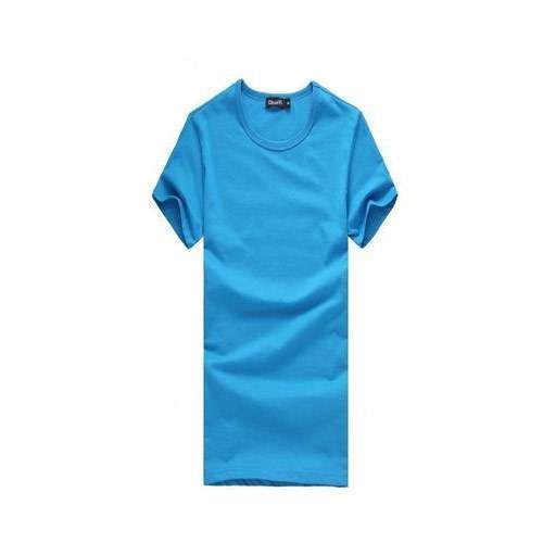 Mens Plain Blue T-Shirts by Bhanu Traders
