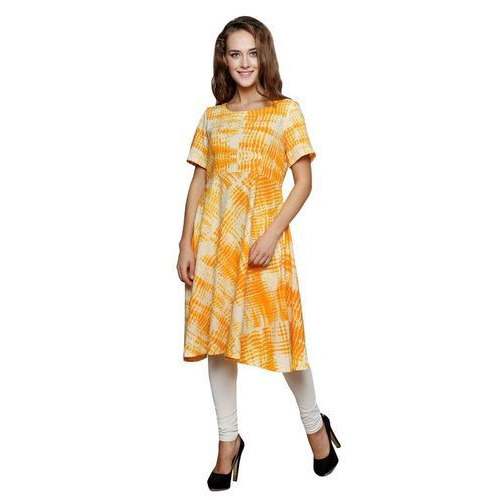 Ladies Designer Printed Kurtis by S S Enterprises