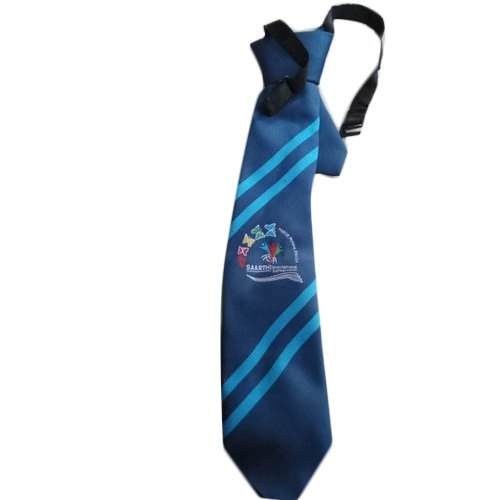School Blue Tie by Bhagwati Enterprises