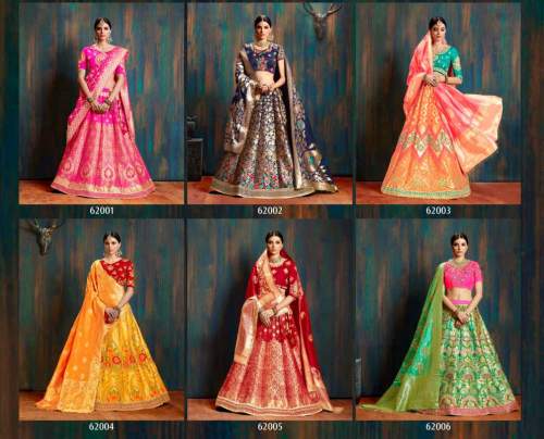 JT Banarasi Designer Lehenga by Jay Textile