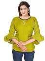 Rayon Plain Tunic Ladies Tops 