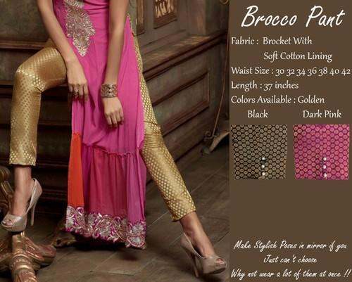 Brocco Pants by Rajveer Collections