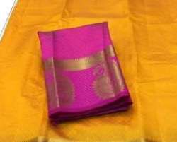 handloom yellow sarees