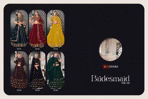 Kf Bridesmaid 20 Bridal Lehenga  by textile export