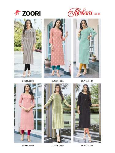 Zoori Akshara 18 Designer Kurti 