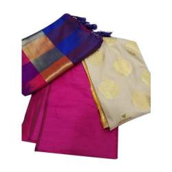 Chanderi Dress Unstitched Materials