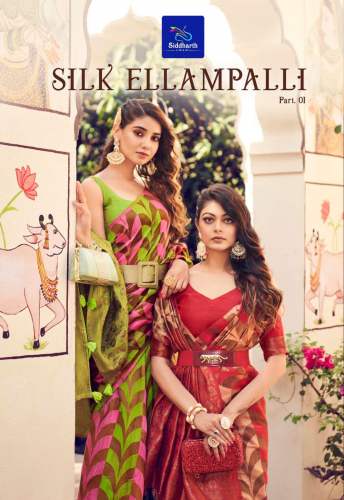 Silk Ellampalli vol 1 Fantastic Saree by Siddharth silk mills by Siddharth Silk Mills