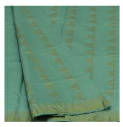 Sea Green bhagalpuri silk saree