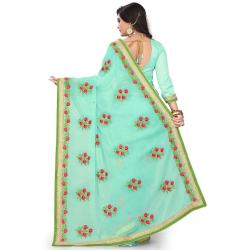 Marble Georgette Saree - 2