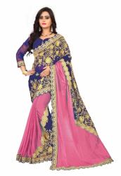 Heavy Embroidery Work Sarees
