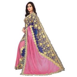 Heavy Embroidery Work Saree - 1