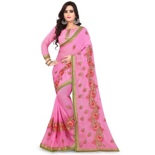 Embroidery Georgette Sarees