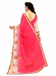 Pink Georgette Sarees