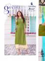 14 Kg Rayon Strip Party Wear Kurti With Plazzo thumb 2