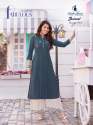 14 Kg Rayon Strip Party Wear Kurti With Plazzo thumb 4