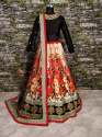 Art Silk party Wear Digital Printed Lehenga thumb 5