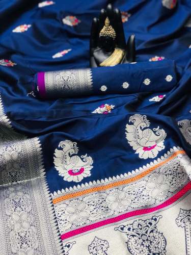 Banarasi Silk Weaving Jacquard Saree