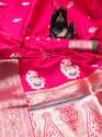 Banarasi Silk Weaving Jacquard Saree thumb 4