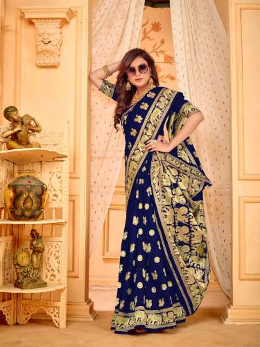 Beautiful  Banarasi Soft Silk Saree