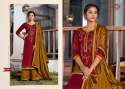 Beautiful Jam Silk Embroidered Suit thumb 2